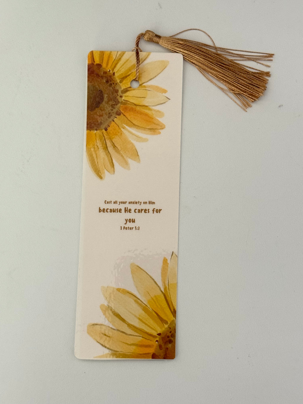 Bible Verse Magnetic Bookmarks, Sunflower Scripture Set, Cardstock Laminate Pages
