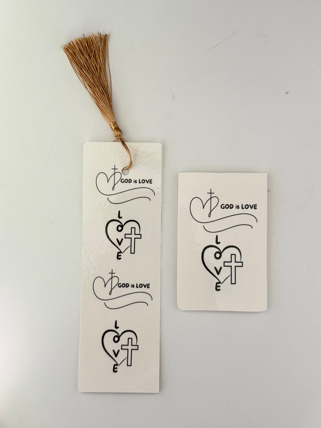 God is Love Bible Verse Bookmarks, Magnetic Bookmarks, Bookmarks Set